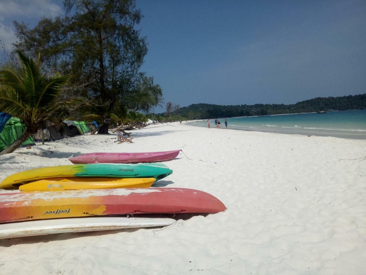 Sandbank Restaurant & Camping Koh Rong Kaoh Touch Buitenkant foto