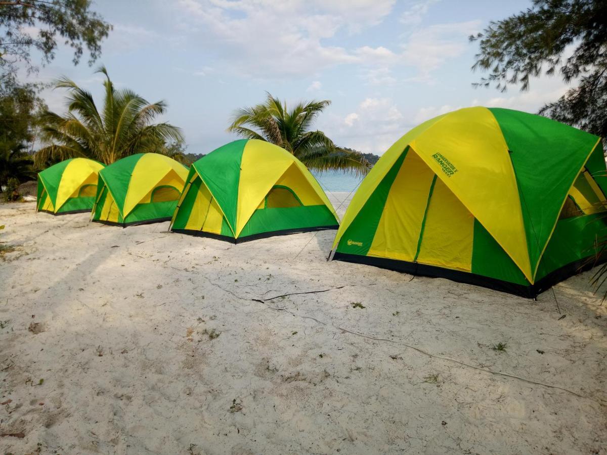 Sandbank Restaurant & Camping Koh Rong Kaoh Touch Buitenkant foto